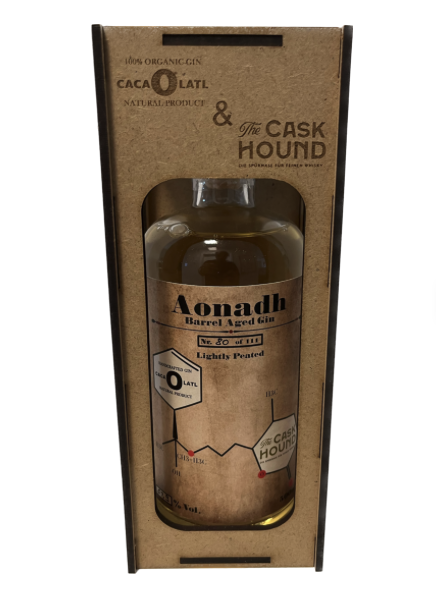 Aonadh - Barrel Aged Gin - Lightly peated - Gelagert und gereift in einem Ex-Staoisha-Sherry-Cask